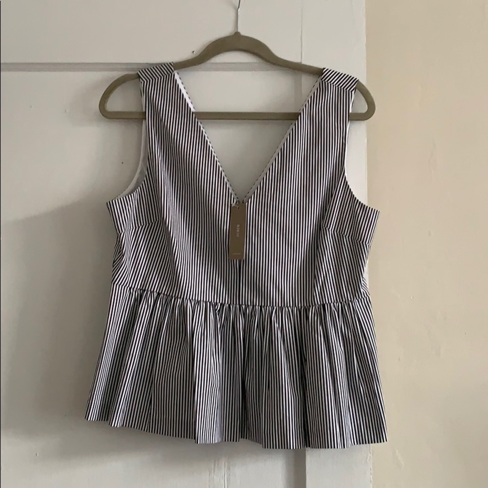 NWT J crew peplum blouse